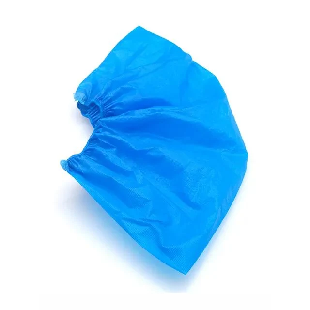 High quality/High cost performance Non-Woven Non-Slip Handmade Blue Disposable Non-Slip Shoe Cover