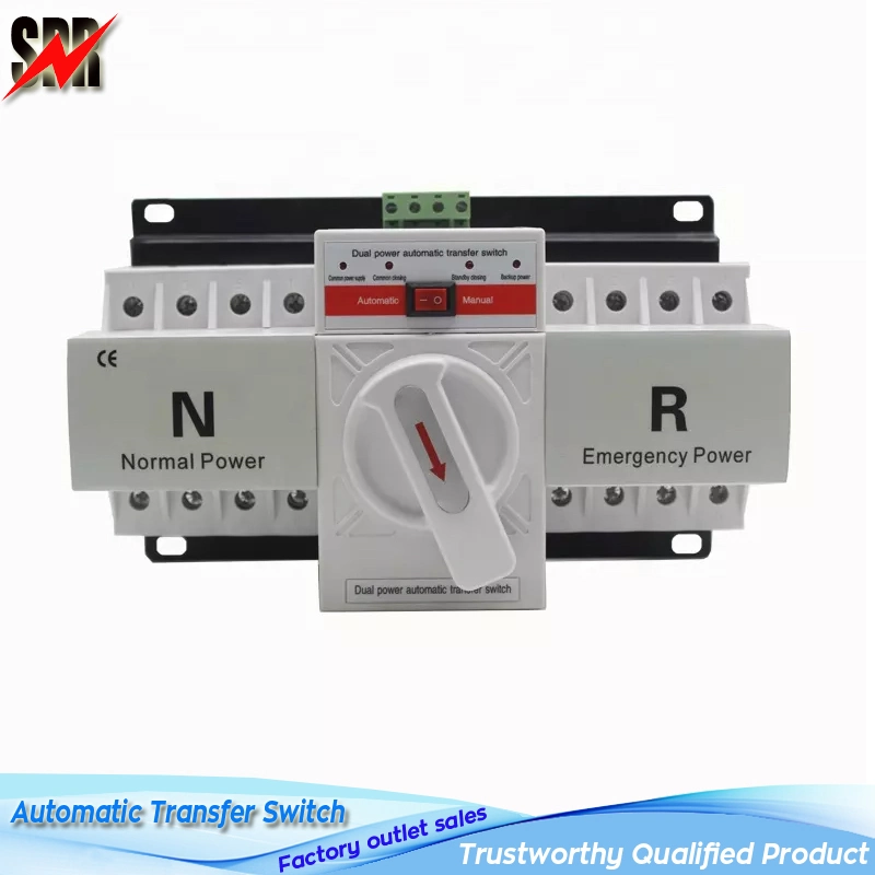 ATS 2p 3p 4p 10A-63A 230V Micro Circuit Breaker Dual Power Automatic Transfer Switch/Auto Transfer Switch