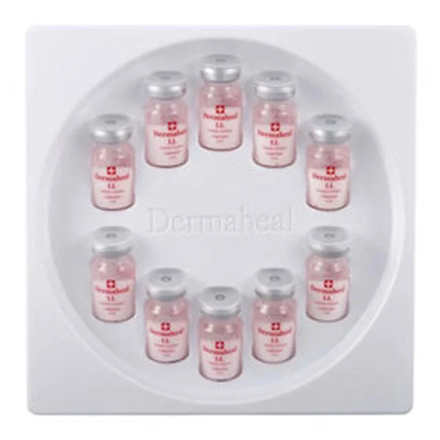 Dermaheal Hsr 10 X 5ml Vials of Mesotherapy Solution (1% Regenerating Hyaluronic Acid) Dermaheal Sr Whitening Collagen Biological Sterilized Moisturizing Meso