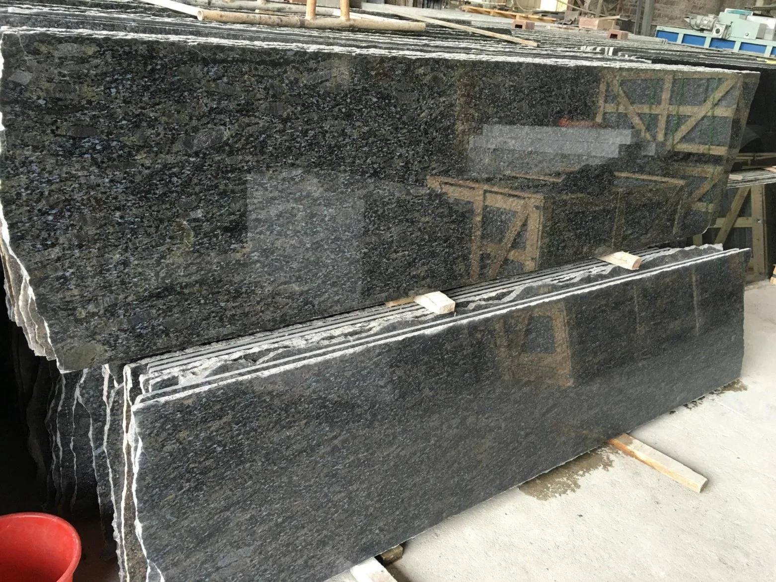 Butterfly Blue /Interior and Exterior High-Grade Decoration/Exterior Wall Dry Hanging Buliding Materials/Granite Slab