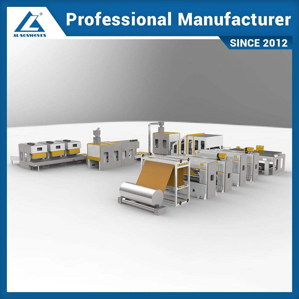 a. L Nonwoven Automatic Geotextile Runway Cross Lapper Pet Needle Punching Machine