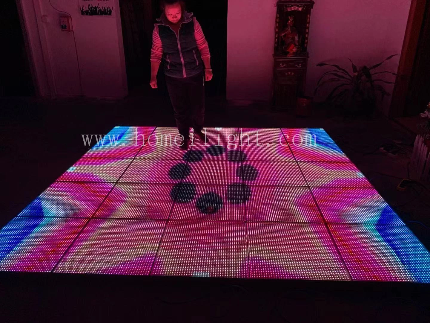 PANTALLA LED HD P7,75mm pantalla de vídeo Dance Floor for Evento de fiesta