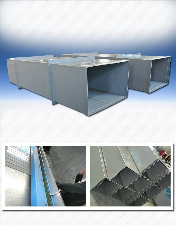 Rectangular Custom Size Polypropylene Ventilation Air Duct Plastic