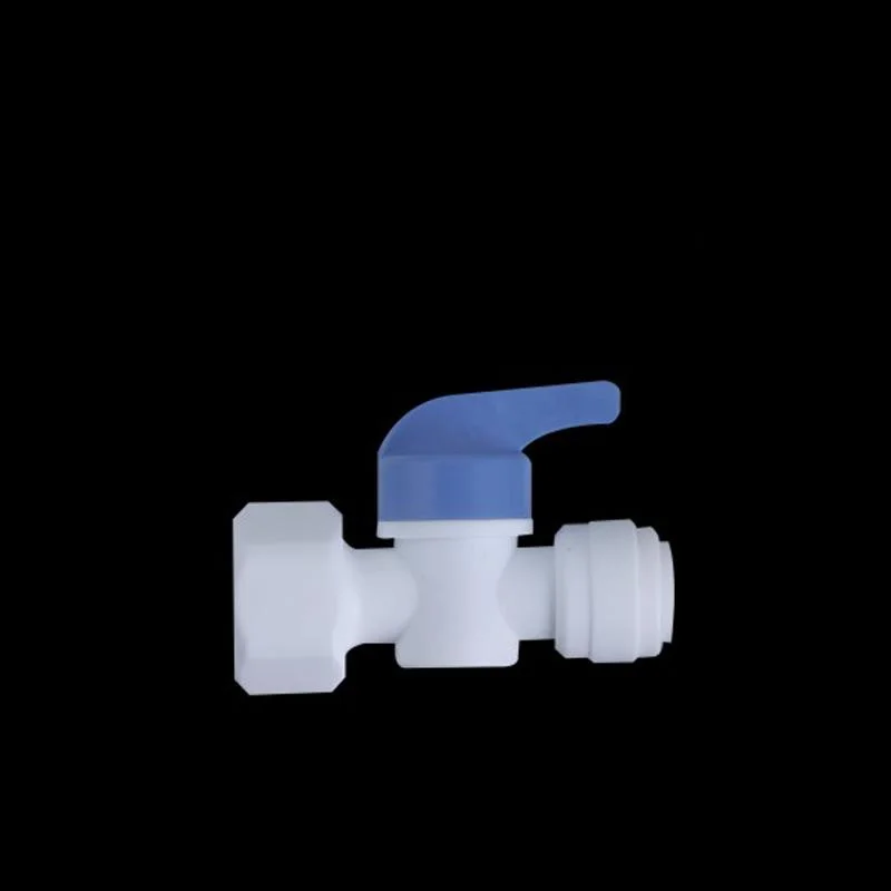 1/4 *3/8 Free Card Quick Reducer Elbow Union White Plastic Elbow Quick Fitting RO Water Filter Spare Parts