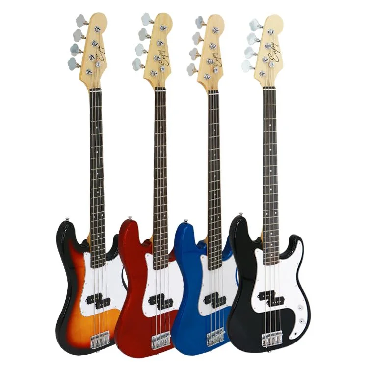 High Gloss Rosewood Fingerboard 20 Fret Colorful Platane Musical Instrument Electric Bass Guitar