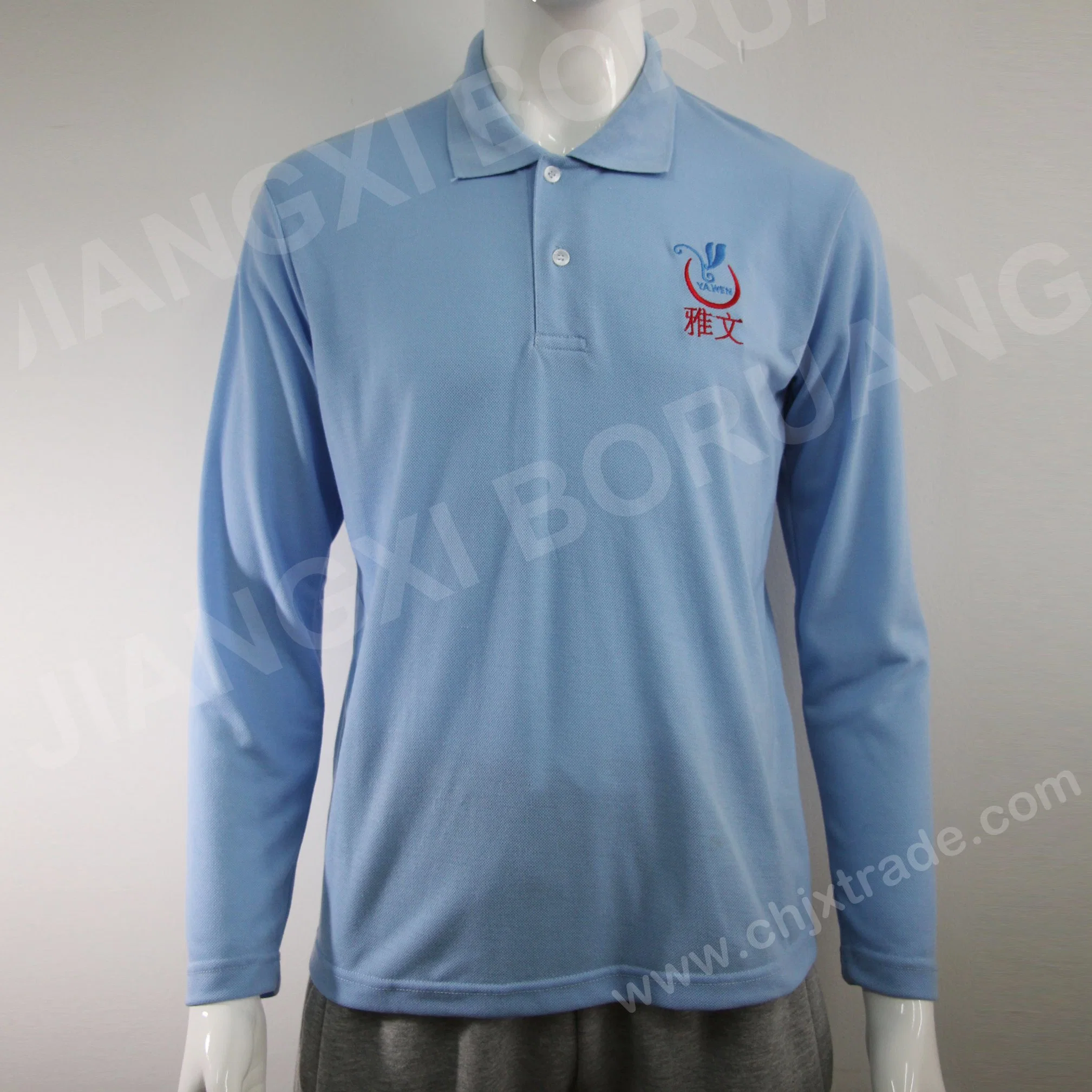 Hot Sale T Shirt Wholesale Clothes Fashion Shirt Mens CVC Jersey Sweatshirts Cheap Apparel Sport Wear Custom Logo Print Polo Shirt