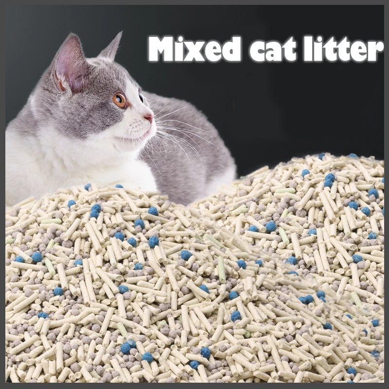 High quality/High cost performance  Dust Free Mix Cat Litter with Fast Clumping