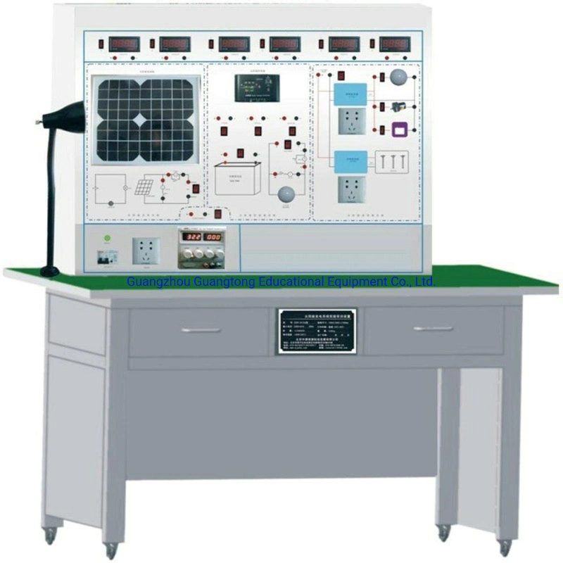 Educational Solar Photovoltaic Generation Training Testing Bench, Simulated Solar Power Equipment