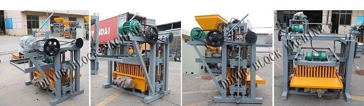 Qt4-35b Source Concrete Interlock Hollow Block Brick Making Machine