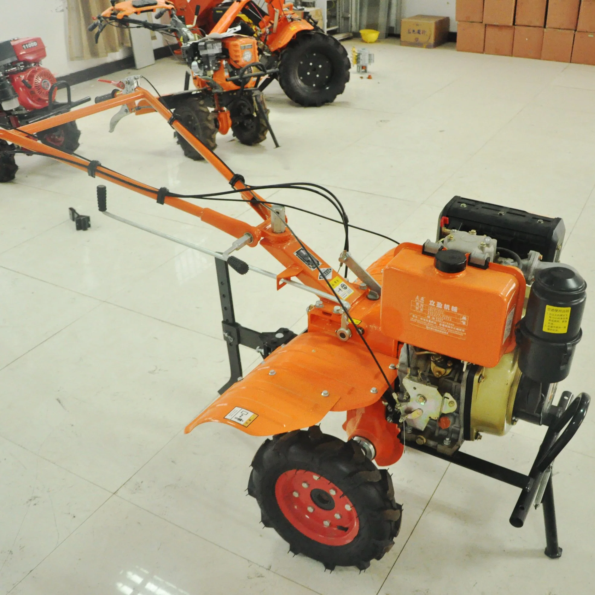 Diesel Mini Power Tiller Factory Price for Sale Machine