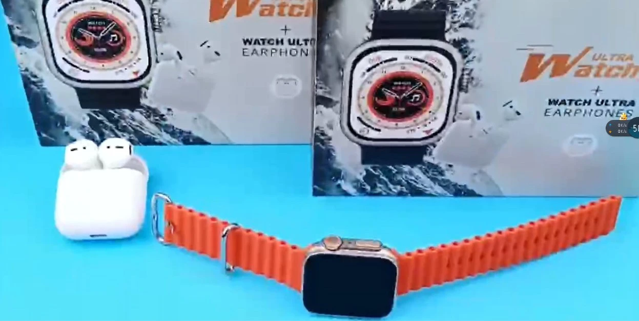 2022 The Latest Affordable and Fashionable Combination Package of Watch 8 Ultra and Headphones