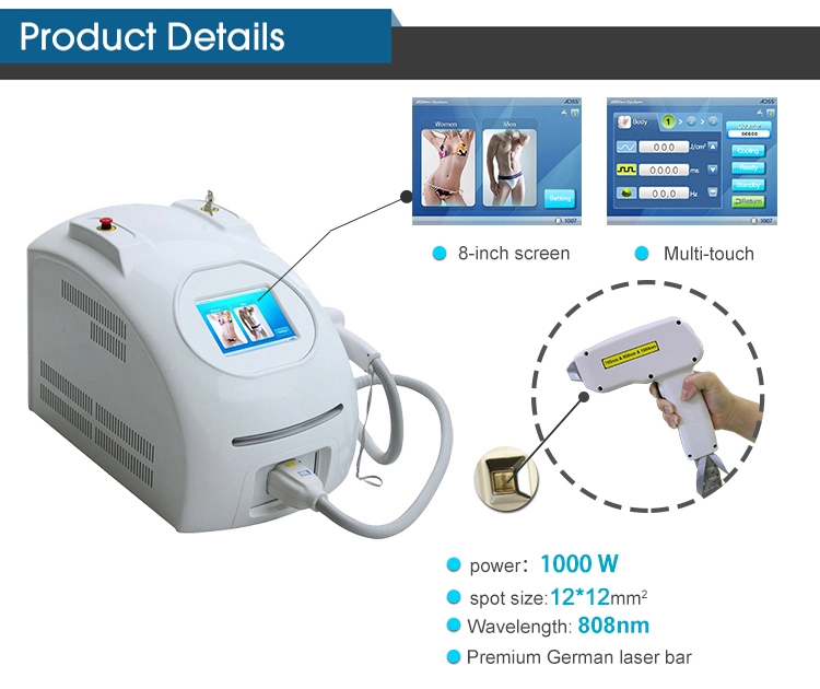 Depilacion Sin Dolor Con Laser De Diodo 808nm Portatil