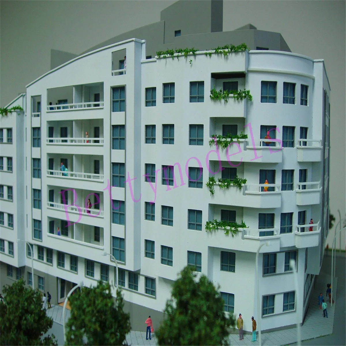 Customized Exhibition Building Scale Model Paint Hand-Made Architecture Model Making