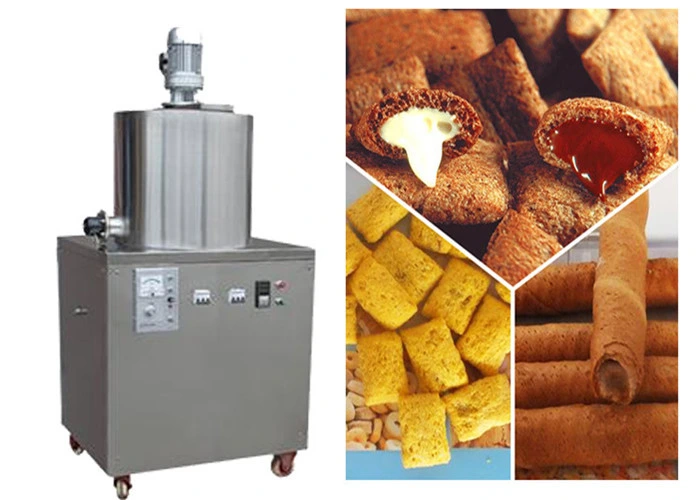 Twin Screw Extruder Core Filled Snack Food Machine