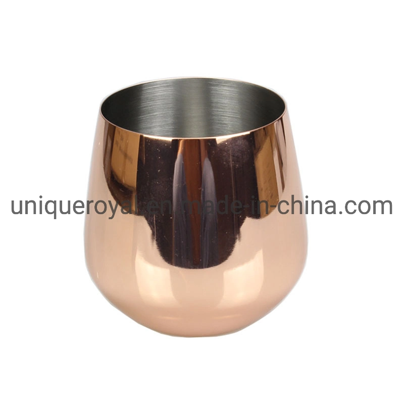 Metal Roll Edge Copper-Plated Beer Cold Drink Cup