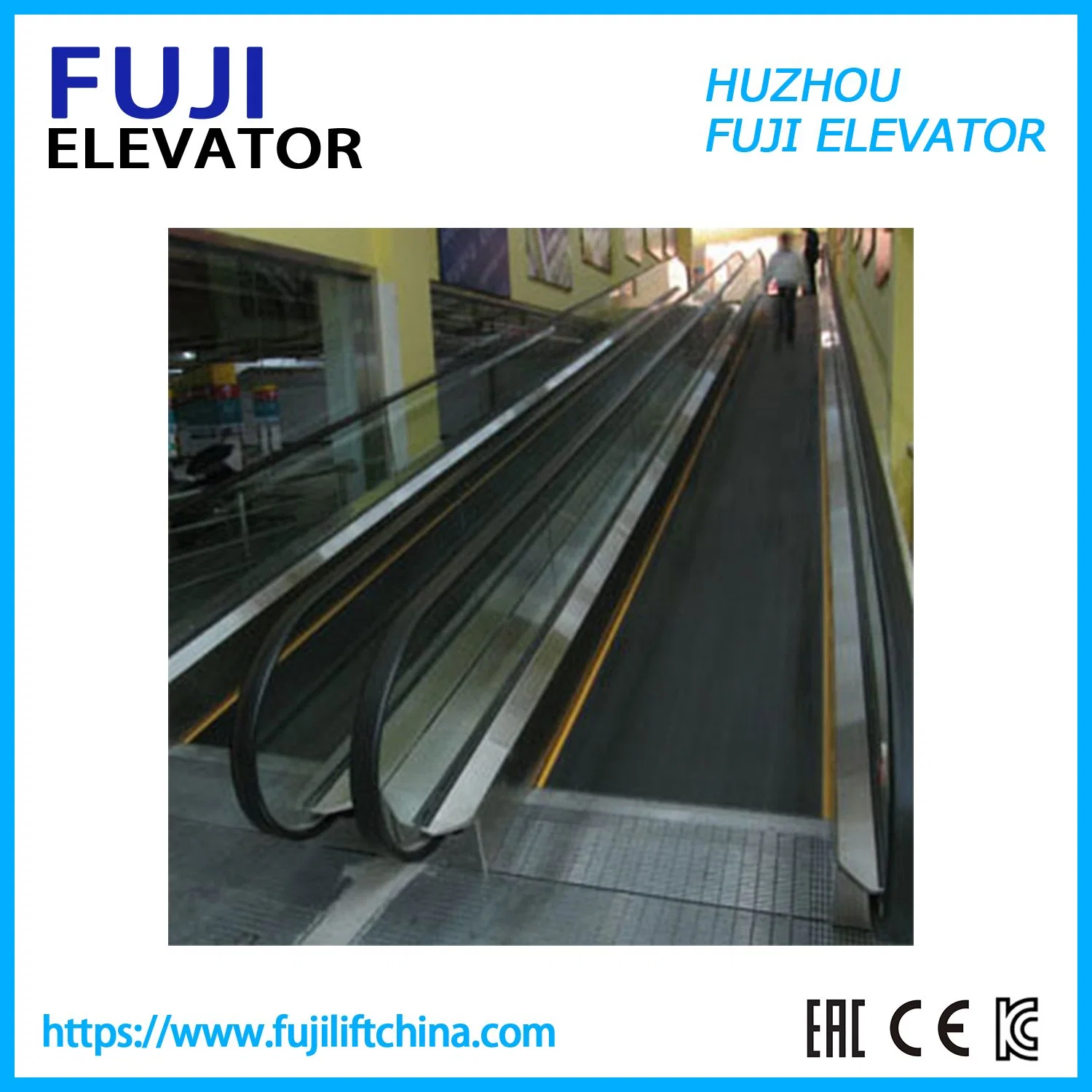 Energy-Saving Electric Travelator Start Stop Auto Control Moving Walks Escalator with Vvvf