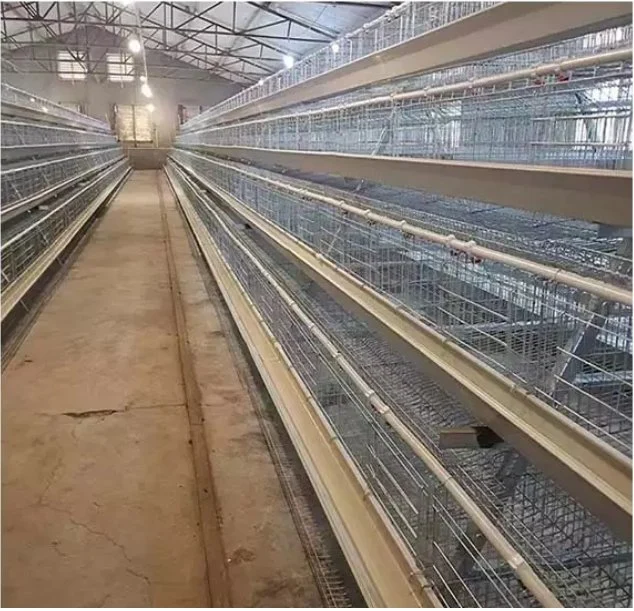 Uganda Poultry Farm Automatic Chicken Layer Cage 4 Tiers 4 Doors for Sale Battery Chicken Cage Chicken Layer Battery Cage Poultry Battery Cage