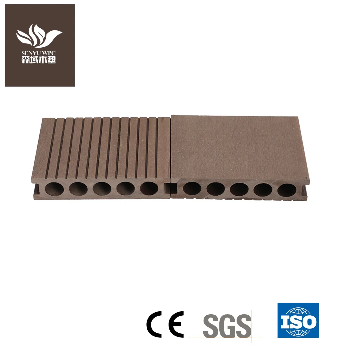 Senyu Hot Sale WPC Wood Plastic Composite Outdoor Decking Board