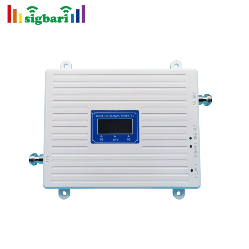 Dual Band LCD Display Mobile Signal Booster 3G 4G LTE Cellphone Signal Repeater Band1 &Band7 2100/2600MHz UMTS LTE Repeater