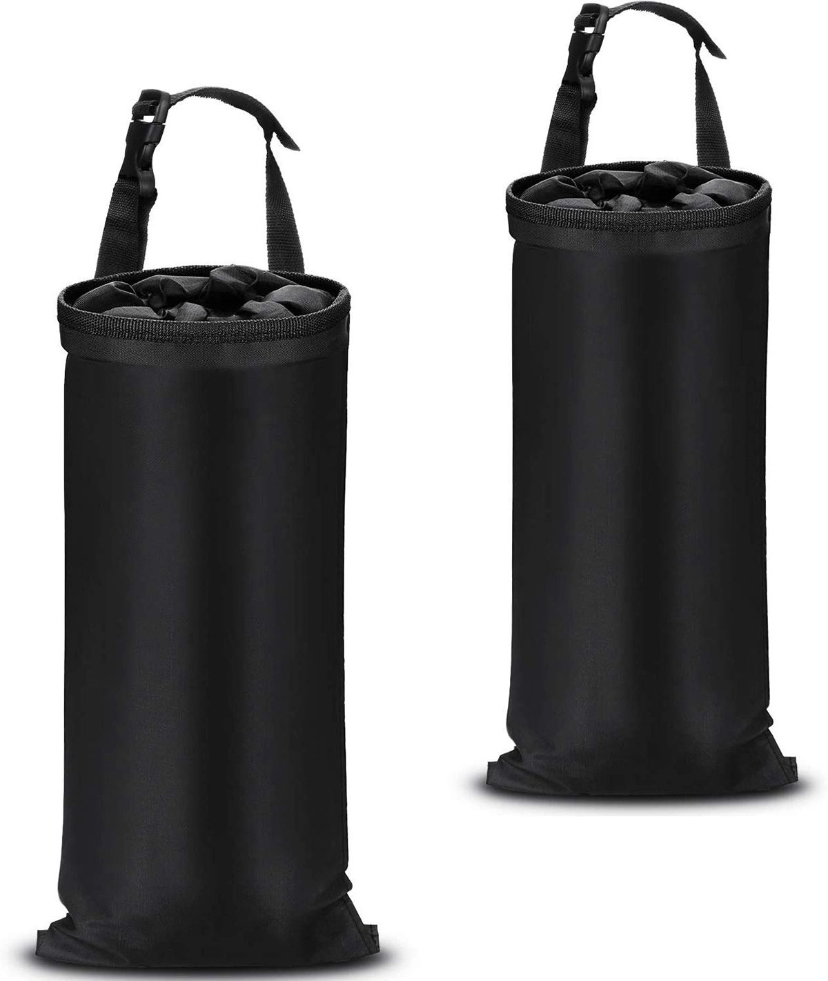 Car Storage Organizer Bag Waste Basket Bin Black Leak Proof Waterproof Portable Hanging Garbage Bin 2 PCS Car Rubbish Bin Foldable Car Trash Can Wyz12886