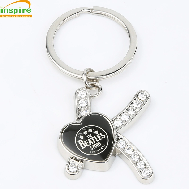 Wholesale/Supplier Custom Souvenir Promotional Gift Free Samples Metal Letter Key Chians