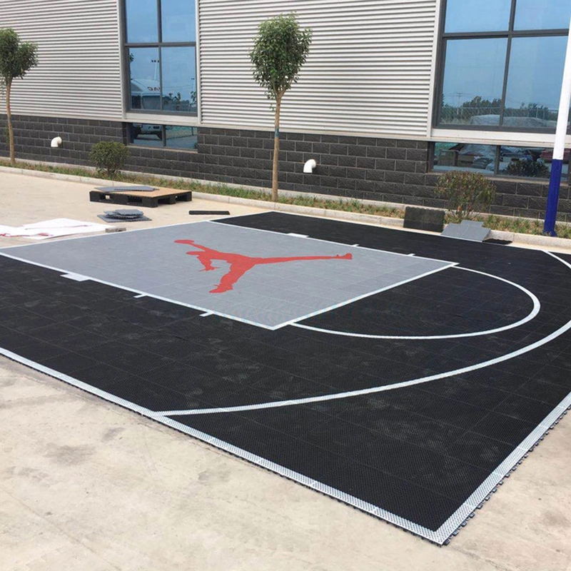 Residential Polypropylene Prefabricated Sport Court Flooring Tiles with Top Quality