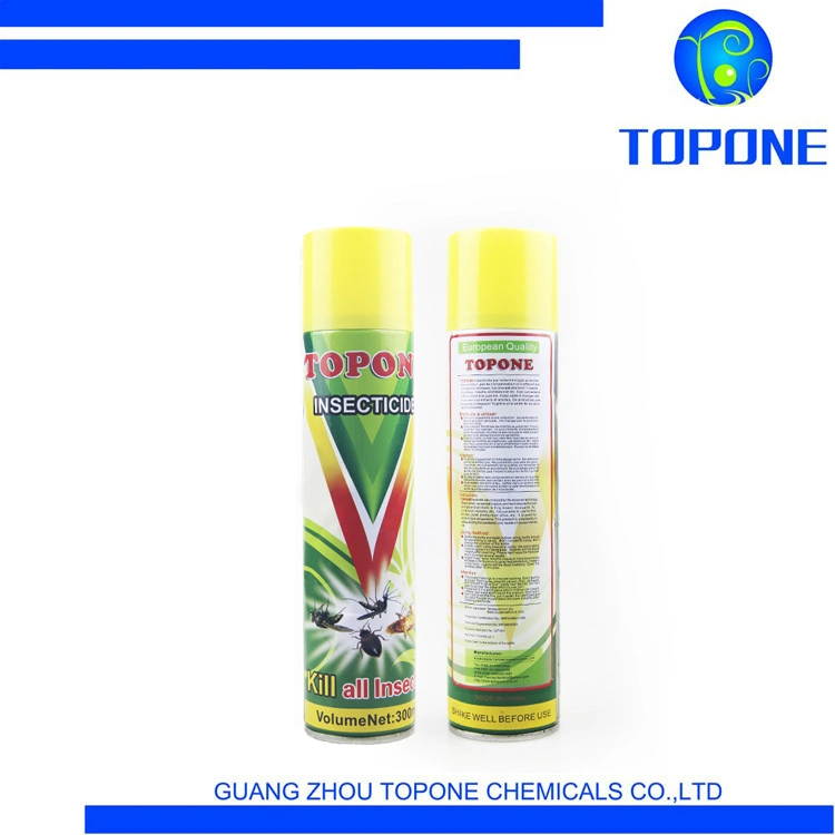 Аэрозоль для инсектицидов Topone OEM Pesticide Chemical Insect Killer Pest Control Insecicide Spray