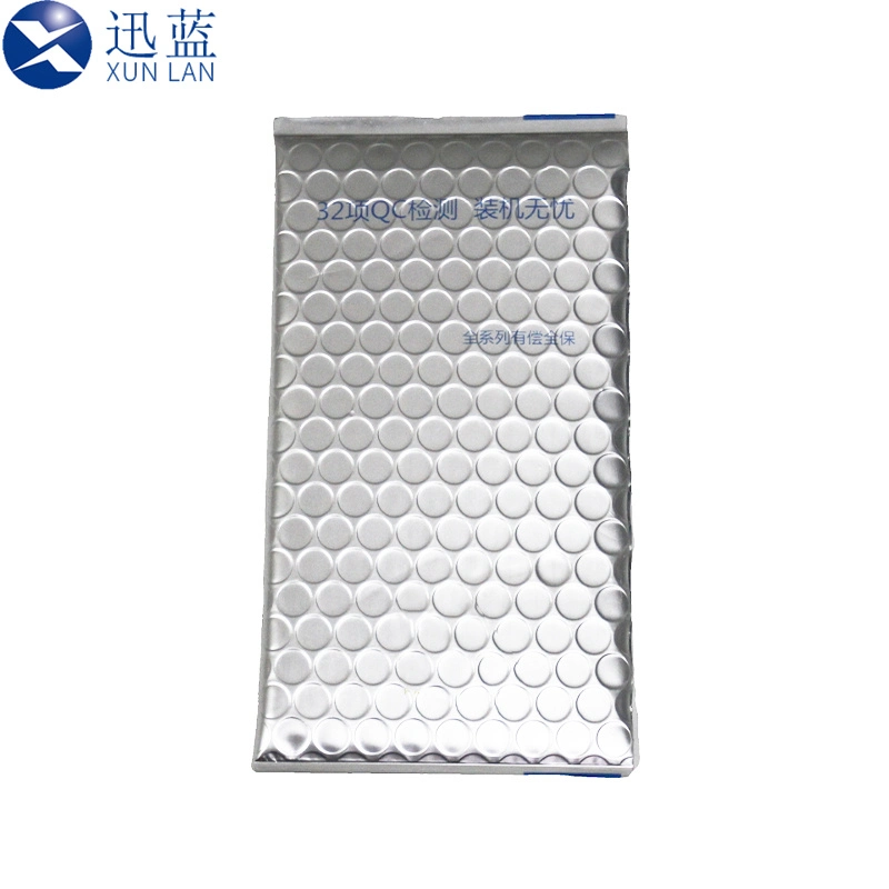 Изолируйте серебристый металлик композитный пакет из пузырчатой пленки индивидуального логотипа печать (Шэньчжэнь завод)