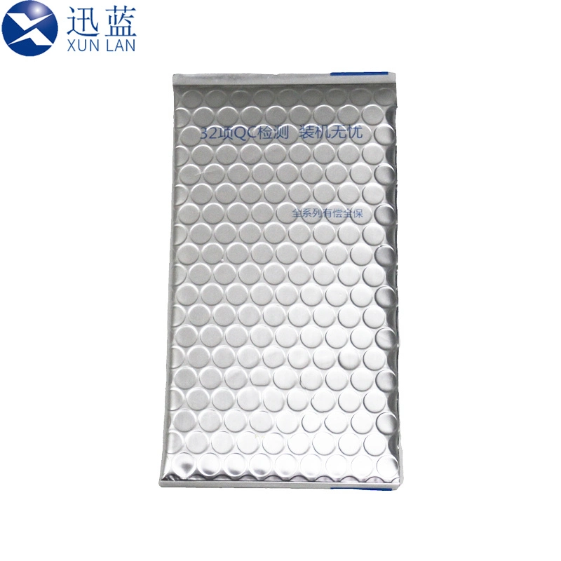 Insulate Metallic Silver Composite Bubble Bag Customized Logo Printing (Shenzhen factory)