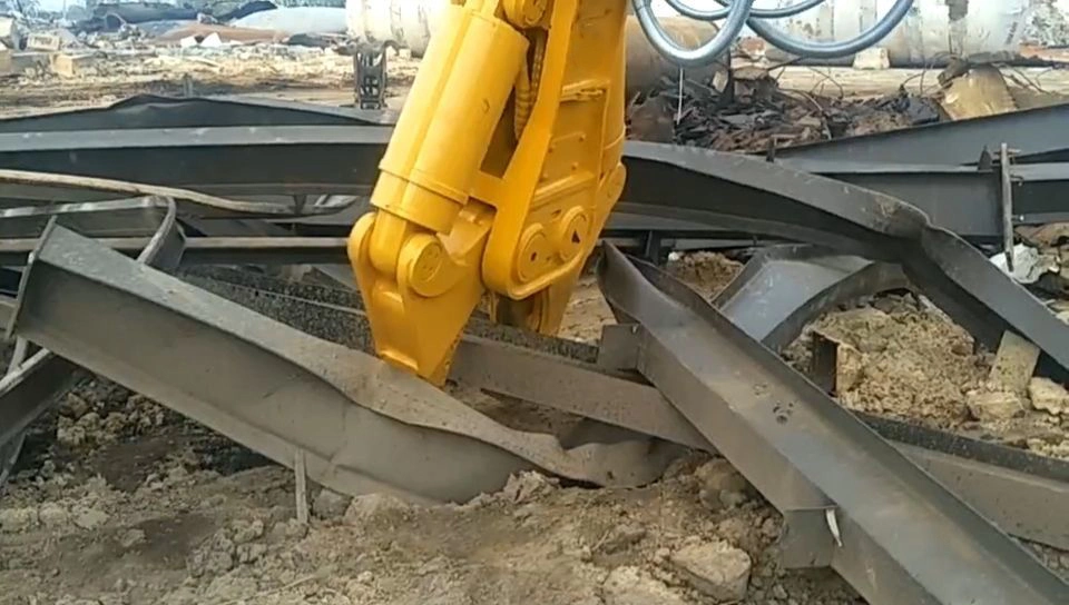 Double Cylinder Hydraulic Pulverizer Suitable Wide Variety Excavator Shear