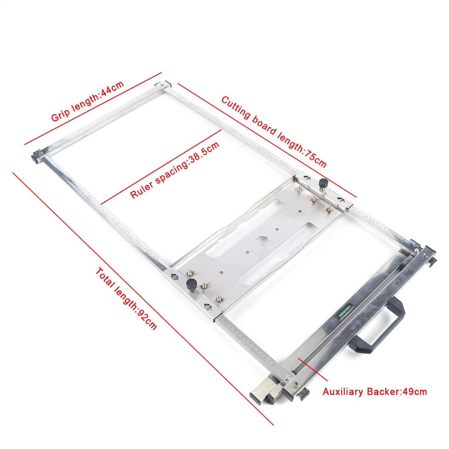 7" Stainless Steel Hardware Circular Saw Guide Accurate Rip-Cut Track Rail Edge Cutting Woodworking