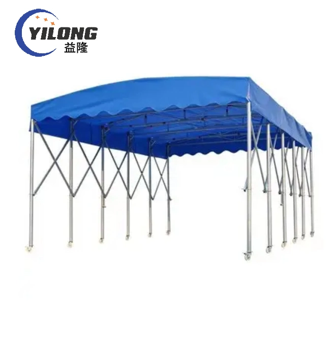 Outdoor Garden Foldable Canvas Roofing Galvanized Frames Sun Shade Car Car Tent Canopy Cover