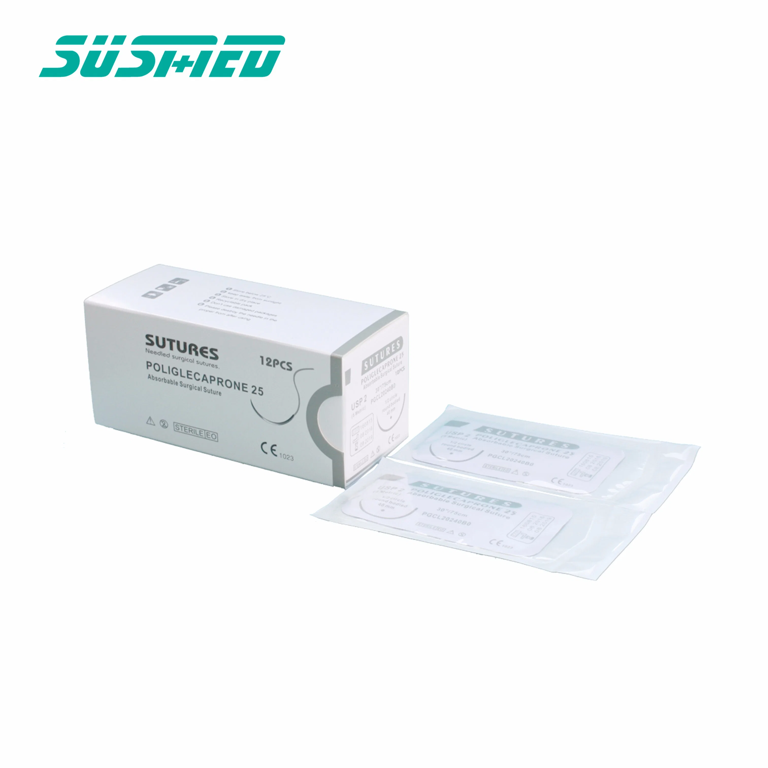 Cheap Medical Non-Absorbable sutures en nylon jetables