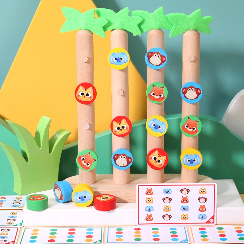 New Baby Educational Wooden Animals Climbing Toy