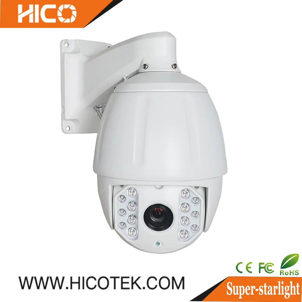 Hico Starlight Sony Sensor Outdoor 150m IR Long Range Speed Dome CCTV 20X Optical Zoom Auto Tracking Poe IP Camera PTZ