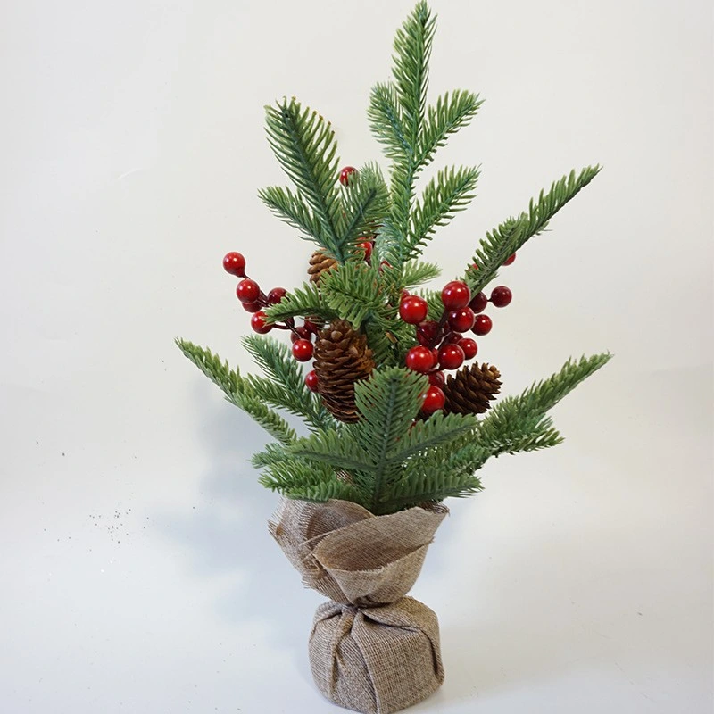 40 cm Mini simulierter Weihnachtsbaum für Haushalt Tischdeko