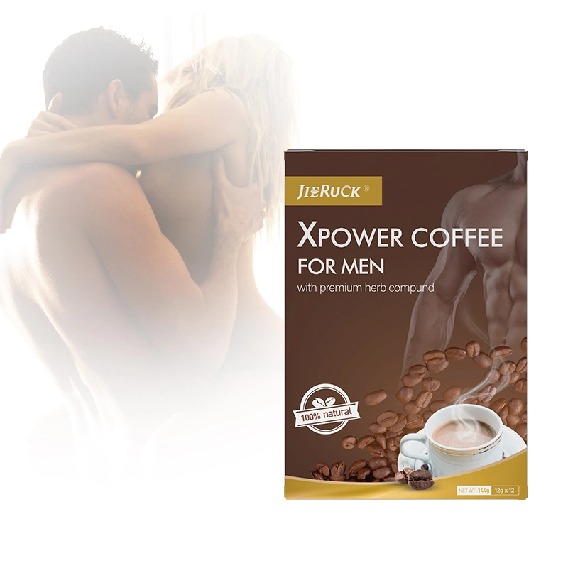 Jieruck Kräuterprodukte Männer X Power 3 in 1 Nestle Latte Geschmack köstliche Maca Instant Kaffee für man Long Zeit