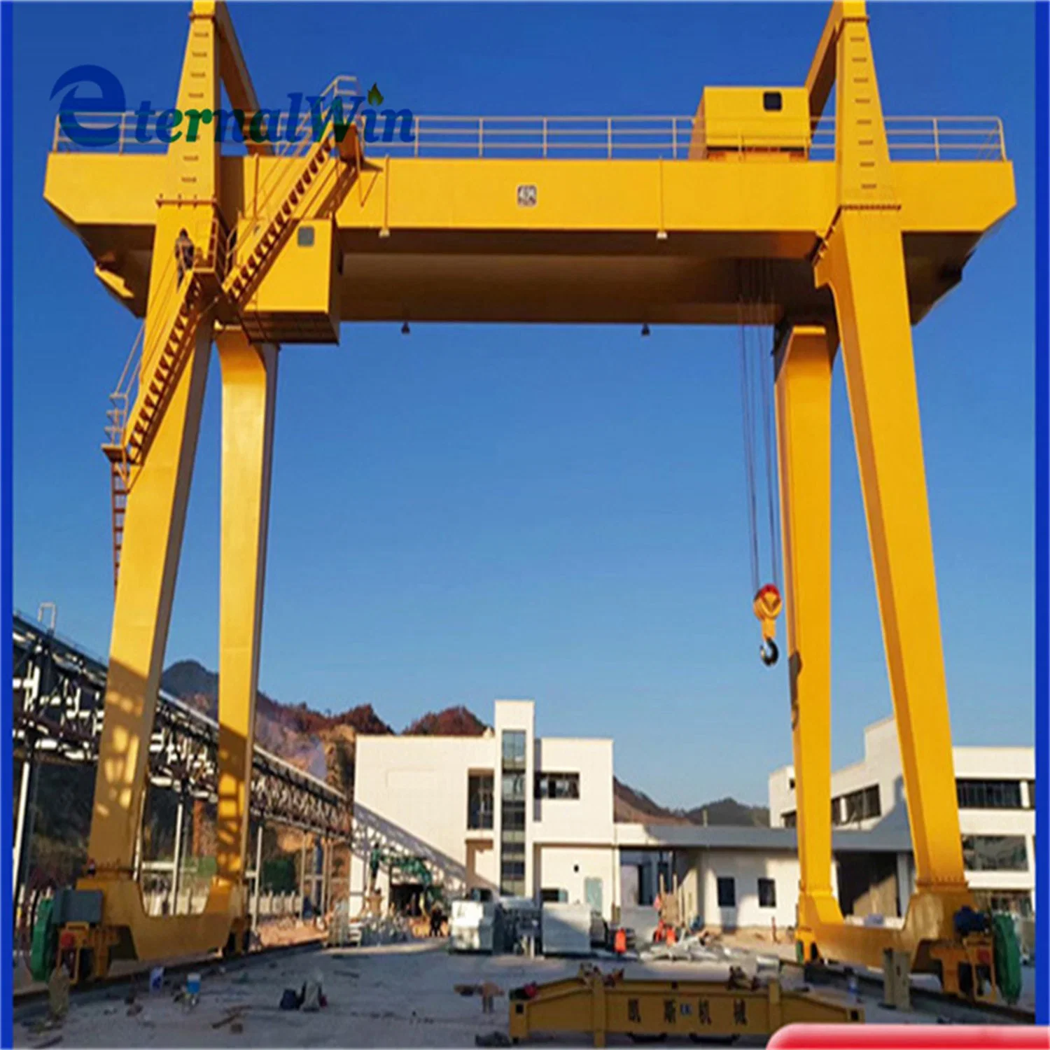 China Crane Hometown 5ton~250ton Mg Model Double Girder Gantry Crane with Hook