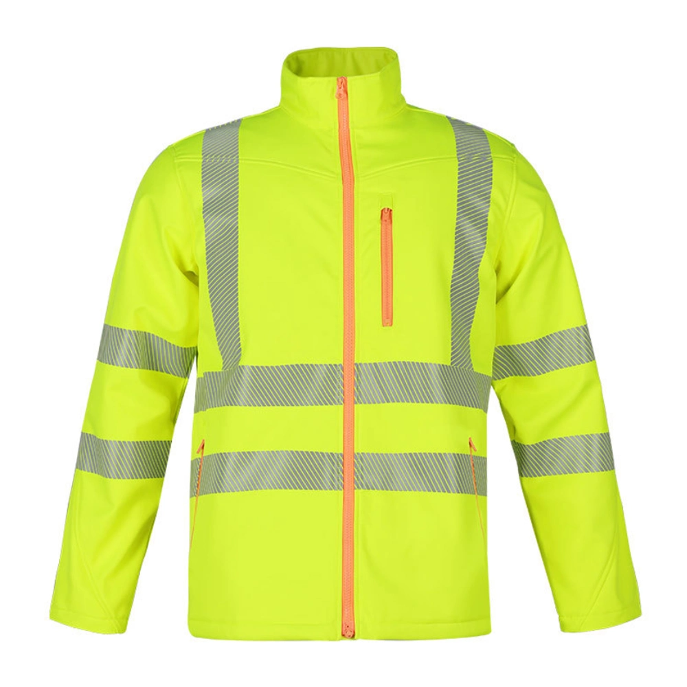 Stay Safe and Visible with Our High-Visibility Yellow Reflective Jacket &ndash; Perfect for Construction and Road Workers