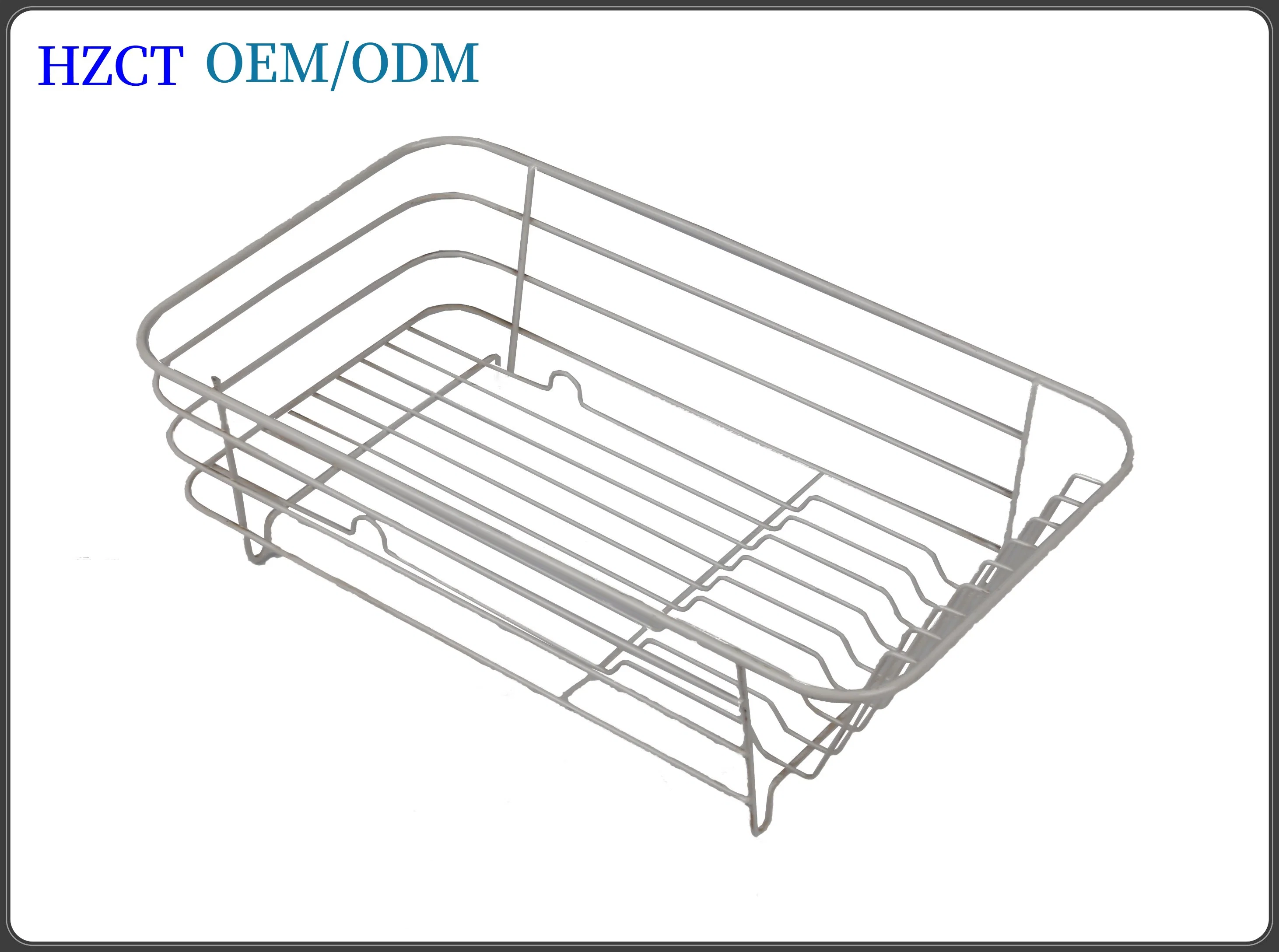 Custom Drainer Stainless Steel Wire Mesh Tray Basket Dish Drying Rack Wire Basket for Kitchen Cabinets