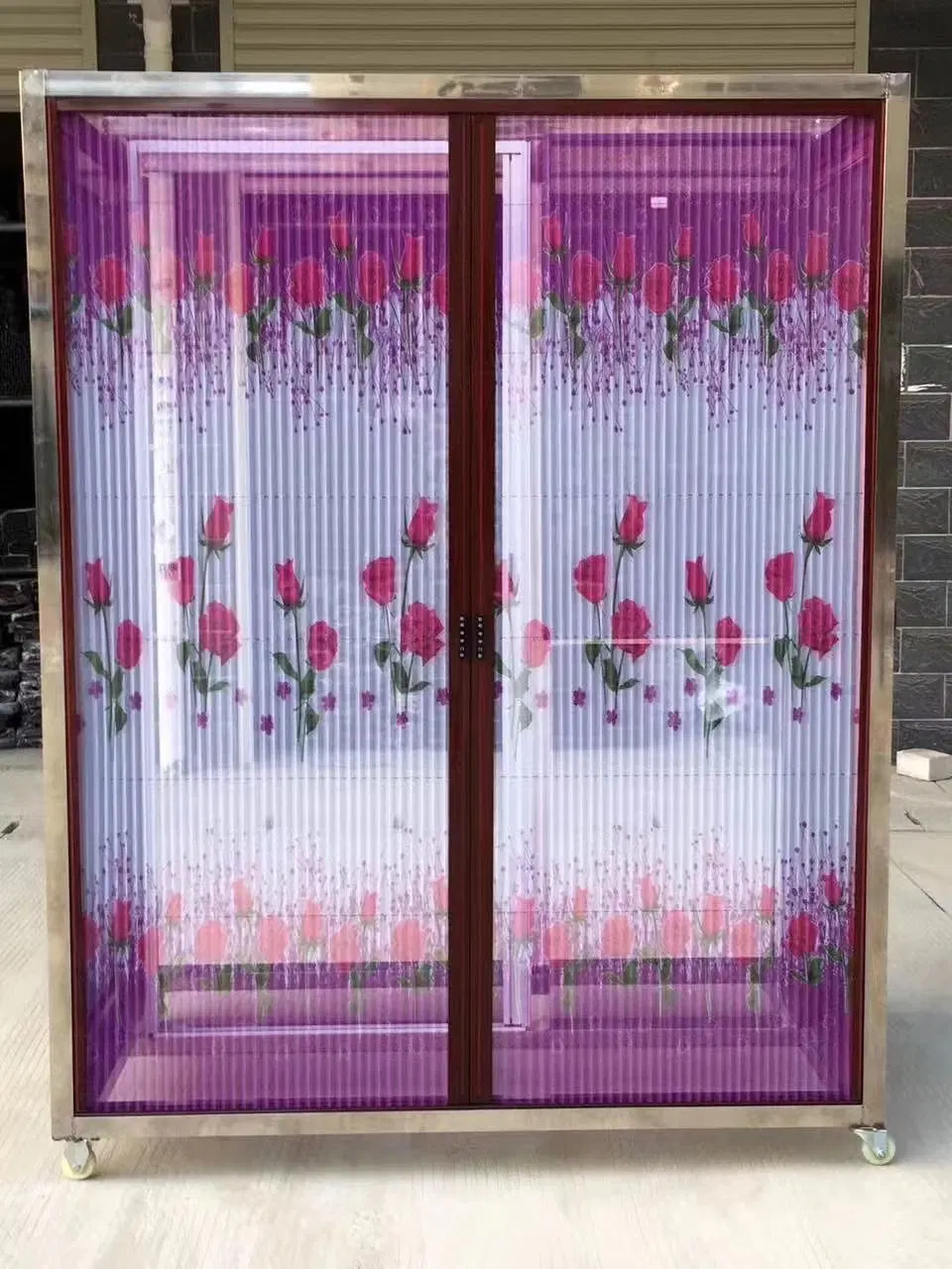 Manufacturer Price for Polyester Pleated Printed Insect Screen for 2.4m and 2.1m