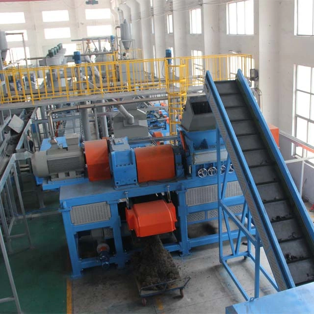 Whole Tyre Crusher Machine Rubber Tyre Recycling Equipment Tyre Shredder