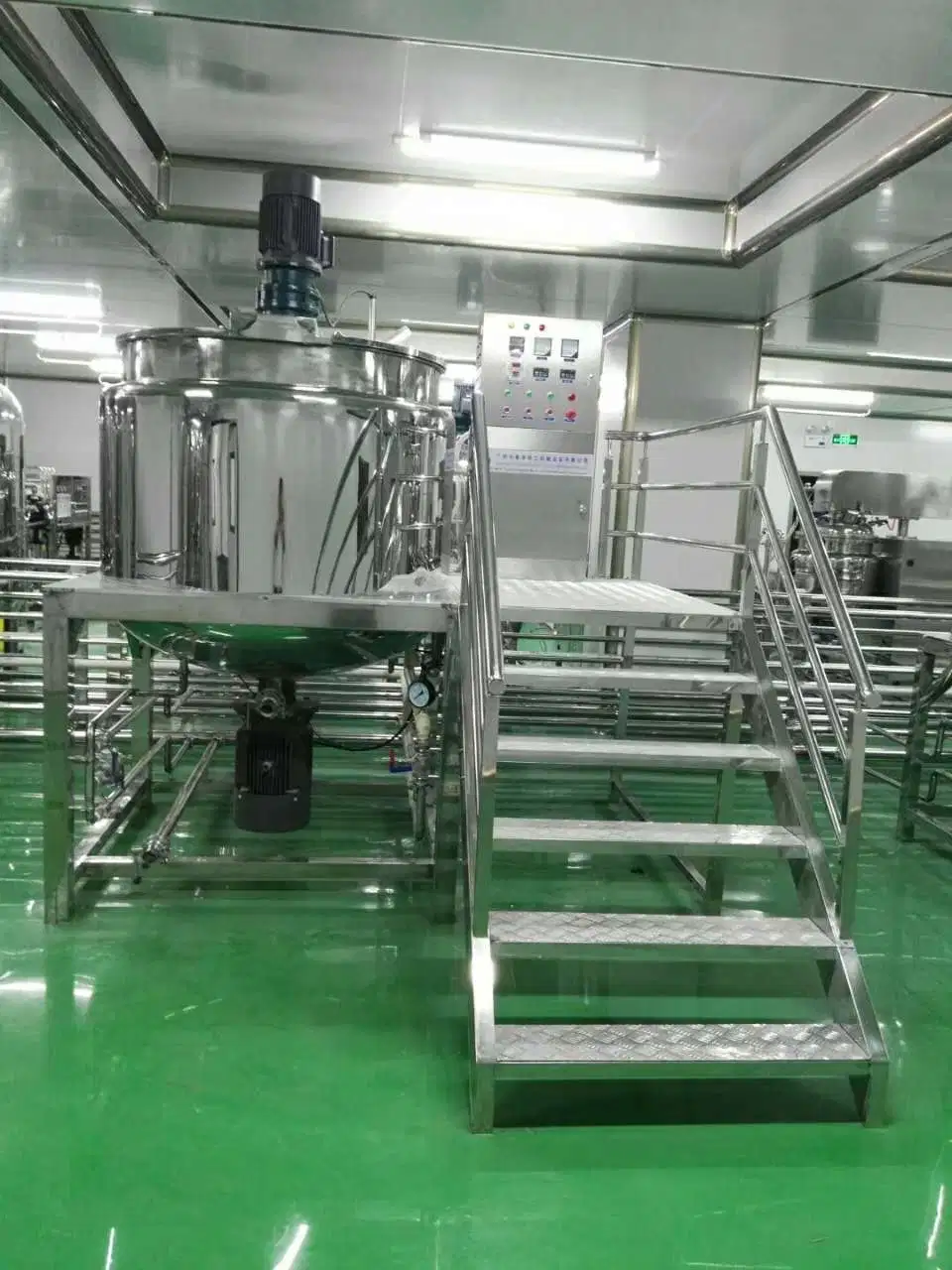 200L 500L 1000L Dispersing Electric Heating Cosmetic Shampoo Making Machine Liquid Homogenizer Mixer