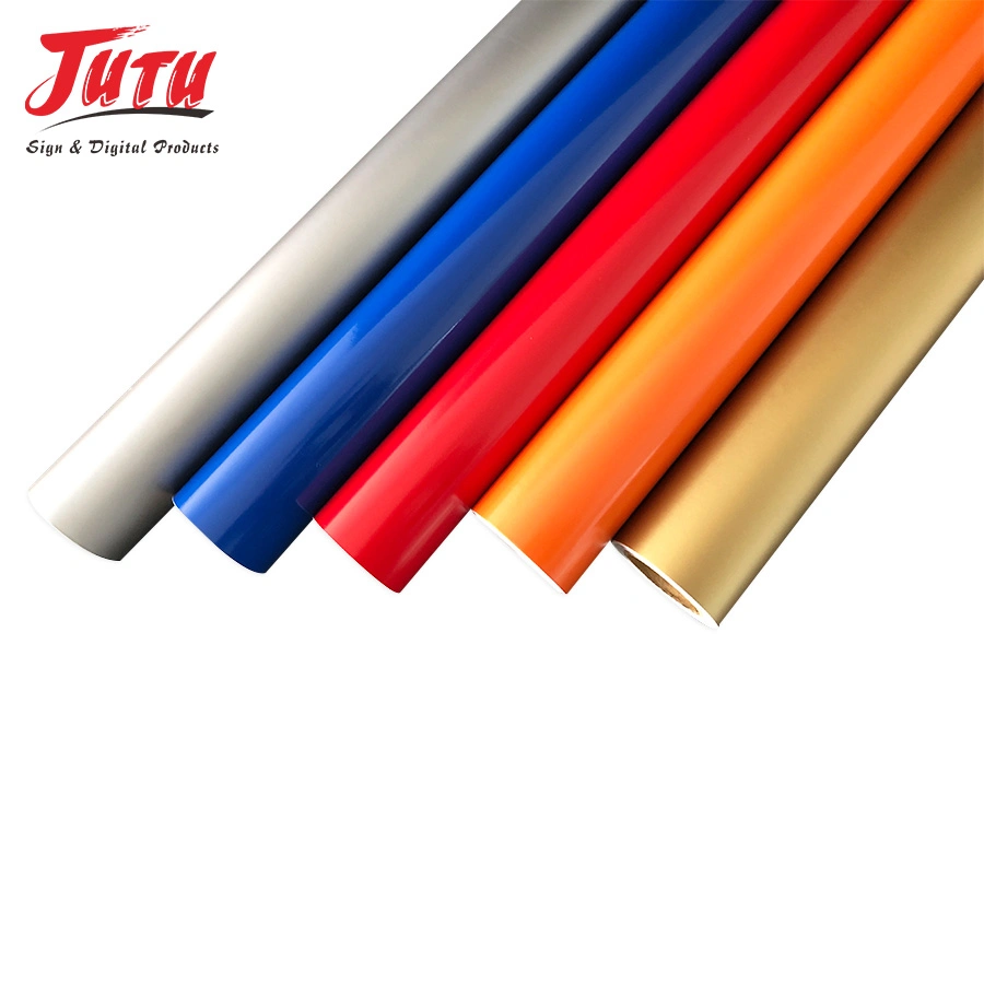 Jutu 120-140g Backing Paper Application on a Wide Variety of Substrates Colored Vinyl for Bottled Beverage