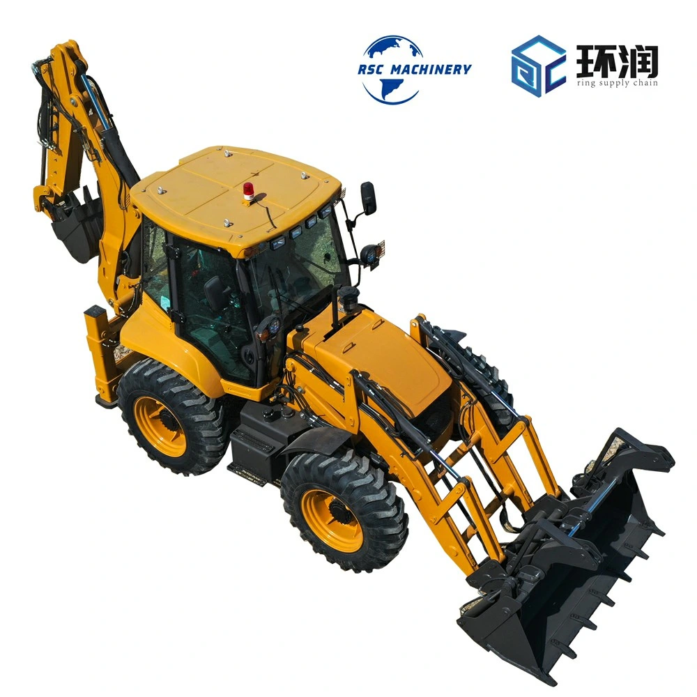 Backhoe Loader Efficient Machine with CE ISO Certified 5 Ton 6 Ton