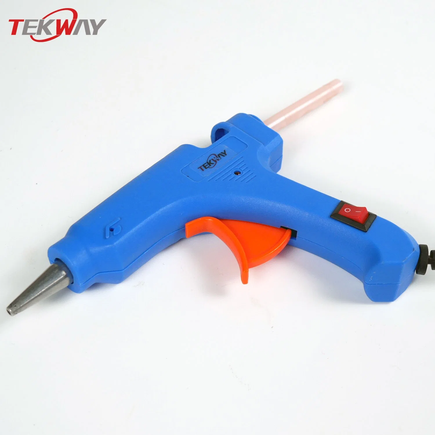 Blue 20W Hot Melt Glue Gun Match with 7mm/11mm Hot Melt Glue Sticks Using in School and Home or DIY