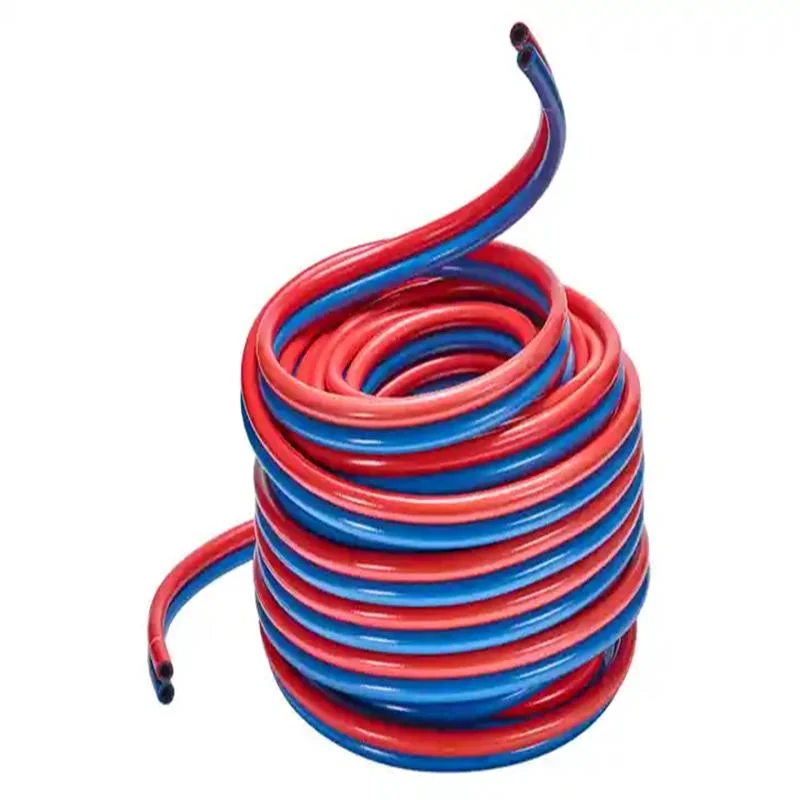 Red Cooking Gas Hose Pipe Top Quality PVC Twin Line Welding Tube