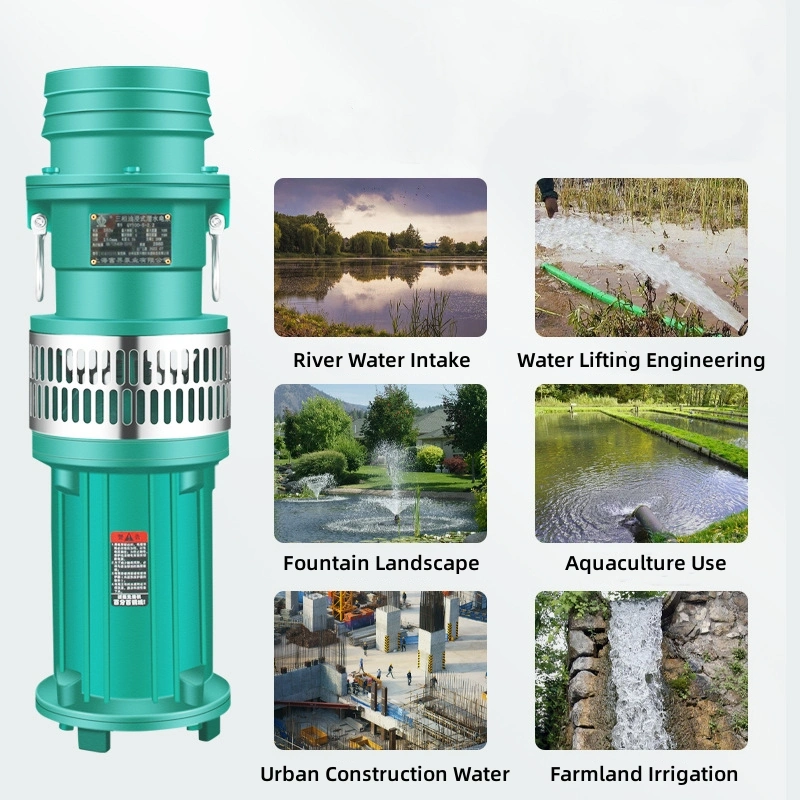 High Efficiency Qy Series Multistage Oil-Immersed Submersible Water Pump for Agricultural/Garden Underground Irrigation