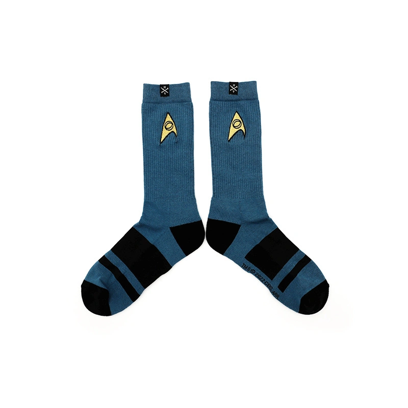 Custom Embroidered Terry Sweat-Absorbing Sports High-End Jacquard Men's Socks