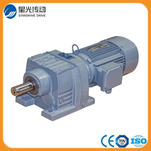 0.12-160kw Foot and Flange Mounted Inline Coaxial Helical Geared Motor Gearbox